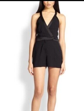 Parker Quartz Combo Tuxedo Romper Xs